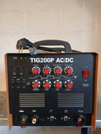 TIG200P AC/DC Giant met voetpedaal & electrodehouder, Doe-het-zelf en Bouw, Gereedschap | Lasapparaten, Ophalen, Gebruikt, 150 tot 250 ampère