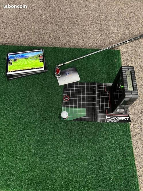 Simulateur golf Ernest Sports ES Tour Plus Launch Monitor, Sports & Fitness, Golf, Comme neuf, Autres types, Autres marques, Enlèvement ou Envoi