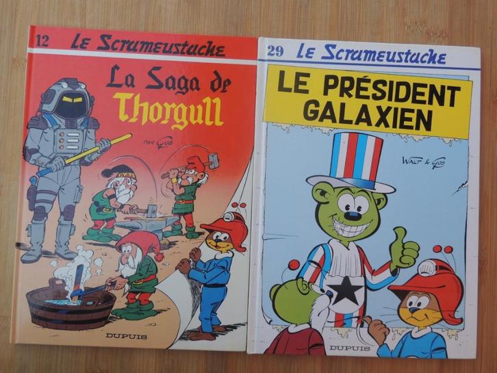 2 BD LE SCRAMEUSTACHE EO N12 ET 29, Livres, BD, Comme neuf, Série complète ou Série, Enlèvement ou Envoi