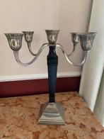 beau chandelier lourd classique à 5 bras, Enlèvement, Utilisé, Métal, Chandelier