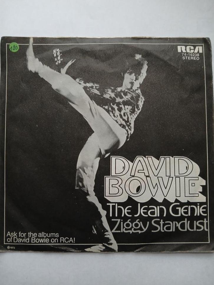 David Bowie 45 T, Cd's en Dvd's, Vinyl | Rock, Gebruikt, Poprock, Ophalen of Verzenden