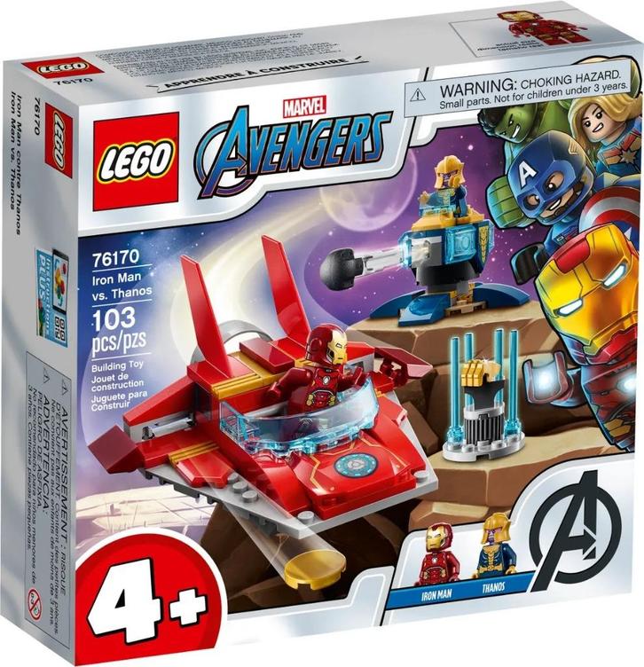 LEGO Marvel Iron Man vs. Thanos (76170) Released: 2021, Kinderen en Baby's, Speelgoed | Duplo en Lego, Nieuw, Lego, Complete set