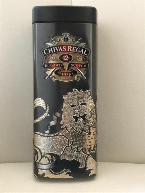 Blikken doos Chivas Regal - 12 years - limited edition, Collections, Boîte en métal, Enlèvement ou Envoi