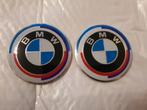 Emblèmes BMW 50e anniversaire 2 x 82 mm ou 82 mm +74 mm, Autos : Pièces & Accessoires, Neuf, Enlèvement ou Envoi, BMW, Capot moteur
