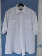 Chemise blanche courtes manches, Enlèvement, Neuf, Blanc, Tour de cou 41/42 (L)