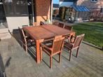 Tuinset Teka Teak, Tuin en Terras, Tuinsets en Loungesets, Ophalen, Gebruikt, Teakhout, 8 zitplaatsen