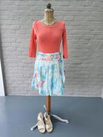 Luchtige A-lijn rok met bloemenprint Esprit 36, Oranje, Ophalen of Verzenden, Knielengte, Maat 34 (XS) of kleiner