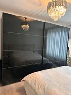 Zwarte kleerkast voor €350, Huis en Inrichting, Kasten | Kleerkasten, 200 cm of meer, Zo goed als nieuw, 200 cm of meer, 50 tot 75 cm