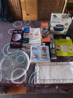 Glazen taartbord,  6-delig koffie setje, wijnkoelstaaf enz, Huis en Inrichting, Ophalen