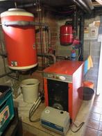 mazout ketel + brander + boiler + pompen + expansie vat ...., Doe-het-zelf en Bouw, Chauffageketels en Boilers, Ophalen of Verzenden