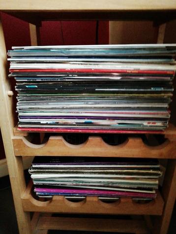 LP"s +-80stuk + 50 tal kleine LP Zonder hoes., Cd's en Dvd's, Ophalen
