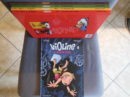 Lot BD Violine 1 à 5 Toutes en EO, Boeken, Stripverhalen, Gelezen, Ophalen of Verzenden
