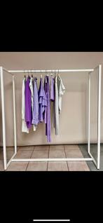 Moderne design winkel kledingrek wit, Ophalen, Gebruikt