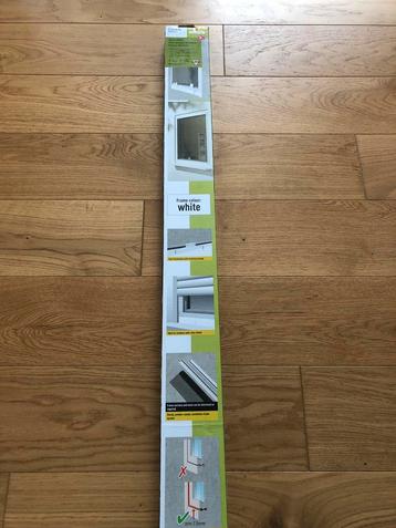 Aluminium vliegenraam - wit - max 126 x 146 cm beschikbaar voor biedingen