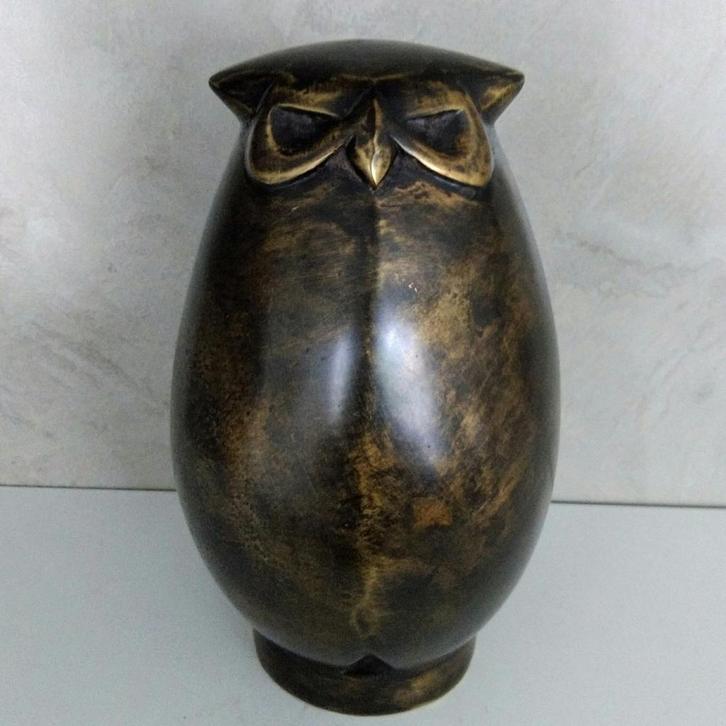 Diverse Uilen Urnen en mini urnen in brons, Maison & Meubles, Accessoires pour la Maison | Autre