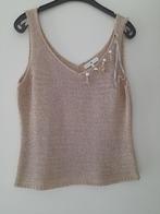 topje Rosie's Collection, Kleding | Dames, Topjes, Beige, Maat 42/44 (L), Zo goed als nieuw, Zonder mouw