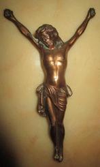 Koperen Christus voor op kruis, Antiek en Kunst, Ophalen of Verzenden