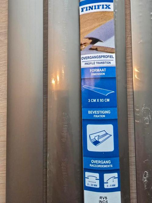 overgangsprofiel INOX, Doe-het-zelf en Bouw, Plinten en Afwerking, Nieuw, Ophalen