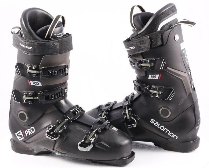 Chaussures de ski 47 47.5 EU SALOMON S/PRO 100, coque, Sports & Fitness, Ski & Ski de fond, Utilisé, Chaussures, Salomon, Carving