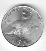 België: 2 frank 1901 VL in zilver ( PROOF) + MEDAILLESLAG !, Postzegels en Munten, Munten | België, Verzenden, Zilver, Losse munt