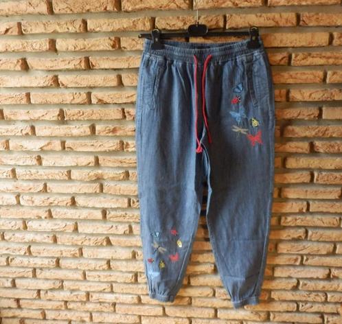(37)- jeans femme t.38 bleu - laura kent -, Kleding | Dames, Spijkerbroeken en Jeans, Zo goed als nieuw, W30 - W32 (confectie 38/40)
