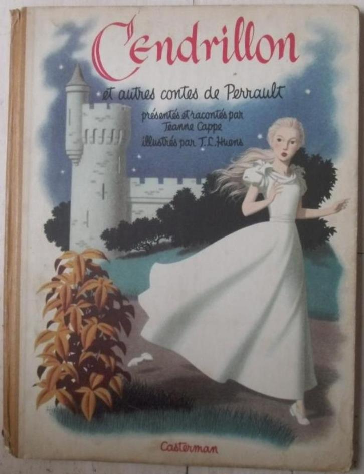 Cendrillon et autres contes de Perrault ( 1950 ), Boeken, Sprookjes en Fabels, Ophalen of Verzenden