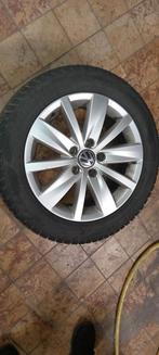 Winerbanden op Velg (VW) 205 /55 /R16 91 H, Ophalen, Gebruikt, 16 inch, Winterbanden