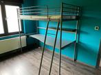 Ikea Hoogslaper incl. bureau en matras, Ophalen, Gebruikt, Hoogslaper