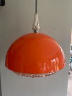 Vintage oranje hanglamp, Ophalen of Verzenden, Zo goed als nieuw