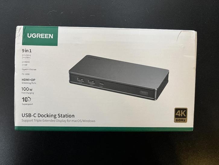 UGreen USB-C Docking station, Computers en Software, Dockingstations, Nieuw, Docking station, Harde schijf, Laptop, Tablet, Ophalen of Verzenden