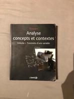Analyse concepts et contextes - v1 fonctions d’une variable, Boeken, Studieboeken en Cursussen, Ophalen, Zo goed als nieuw
