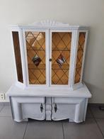 vitrinekast met loodglas, 100 à 150 cm, Avec tiroir(s), 25 à 50 cm, Autres essences de bois