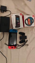 Nintendo switch met accessoires, Games en Spelcomputers, Spelcomputers | Nintendo Switch, Ophalen of Verzenden, Zo goed als nieuw
