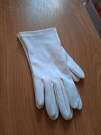 Witte handschoenen maat 7, Comme neuf, Taille 36 (S), Gants, Enlèvement ou Envoi