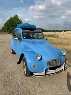 2cv, Auto's, Citroën, 4 deurs, Cabriolet, Blauw, Handgeschakeld