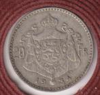 20 frank zilver 680/1000 Albert I 1934 FL Pos A, Postzegels en Munten, Munten | België, Zilver, Ophalen of Verzenden, Losse munt