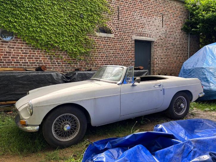 Mg b, Auto's, Oldtimers, Particulier, MG, Benzine, Cabriolet, 2 deurs, Handgeschakeld, Ophalen