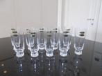 Retro 10 x aperitiefglazen Booms glas Bel'arte hoogte 12,5cm, Ophalen of Verzenden