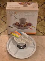 Roterende chocoladefondueset in perfecte staat., Elektronische apparatuur, Fonduesets, Ophalen, Zo goed als nieuw, Waxinelicht