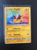 Ash's Pikachu (SM Promo), Foil, Ophalen of Verzenden, Losse kaart, Zo goed als nieuw