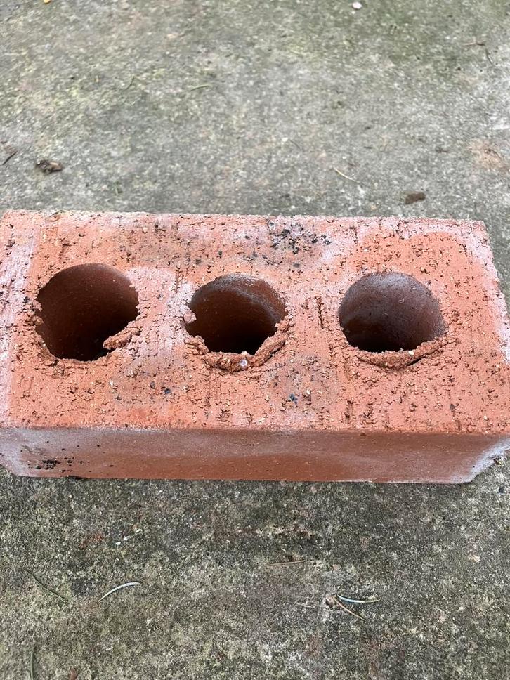 Lot 4500 RODE Bakstenen., Doe-het-zelf en Bouw, Metselstenen, Bakstenen, Ophalen