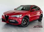 Alfa Romeo Stelvio 2.2JTD SPRINT-T.OUVRANT-GPS-CARPLAY-CUIR-, Auto's, Alfa Romeo, Gebruikt, 4 cilinders, Leder, Bedrijf