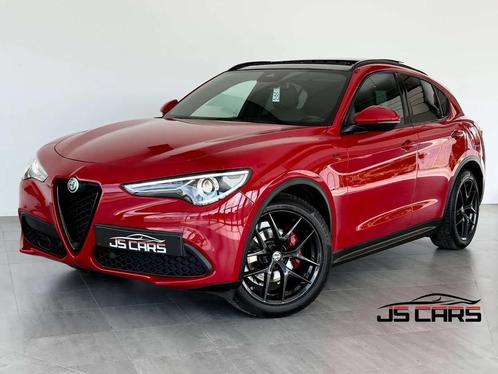 Alfa Romeo Stelvio 2.2JTD SPRINT-T.OUVRANT-GPS-CARPLAY-CUIR-, Auto's, Alfa Romeo, Bedrijf, Te koop, Stelvio, ABS, Achteruitrijcamera