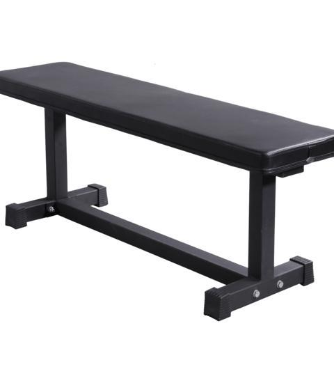 LMX1743 Crossmaxx Flat bench (black), Sport en Fitness, Fitnessmaterialen, Zo goed als nieuw, Ophalen