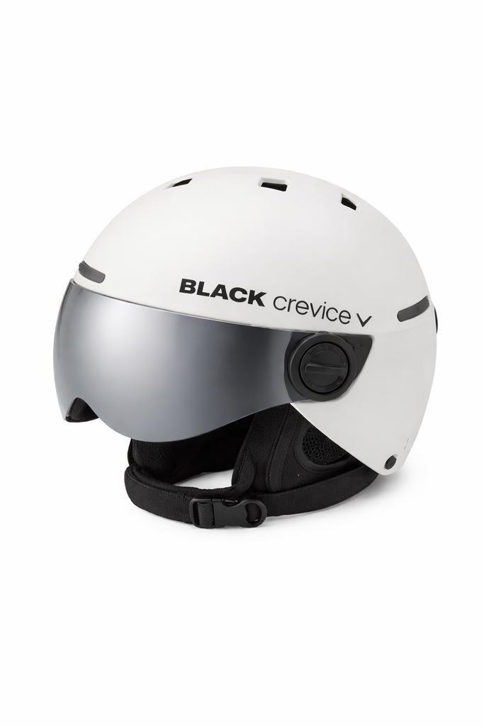 Casque de ski / snowboard Black Crevice avec visière –, Sports & Fitness, Ski & Ski de fond, Comme neuf, Enlèvement