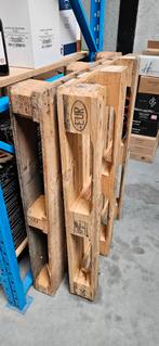 4 x EURO Palletten, Doe-het-zelf en Bouw, Hout en Planken, Gebruikt, Ophalen