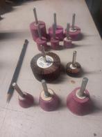 schuurwiel lamellen,slijpsteen op as 6mm, Enlèvement ou Envoi