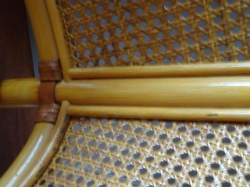 VINTAGE - Bamboe / Rotan zeteltje - 70s - 80s  - Authentiek, Huis en Inrichting, Zetels | Zetels en Chaises Longues, Zo goed als nieuw