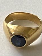 bague avec saphir en or 750 18K t-47, Ophalen, Goud, Goud
