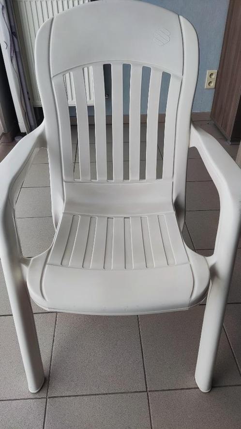 2 tuinstoelen Sieger exclusiv comtesse TE KOOP, Jardin & Terrasse, Chaises de jardin, Utilisé, Synthétique, Empilable, Enlèvement